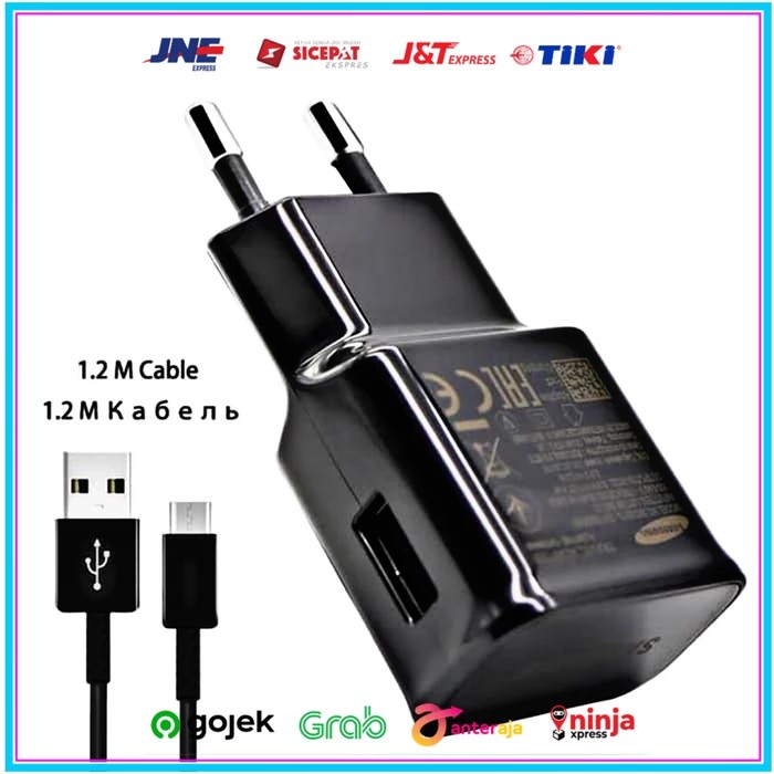 Charger Samsung Galaxy Fast Charging USB Type C ORIGINAL 100% Hitam