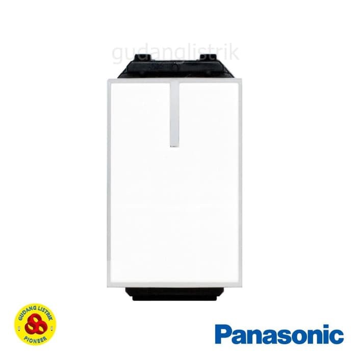 Panasonic Mata Saklar Kecil 1G WESJ5931 Style Putih with Fluorescent