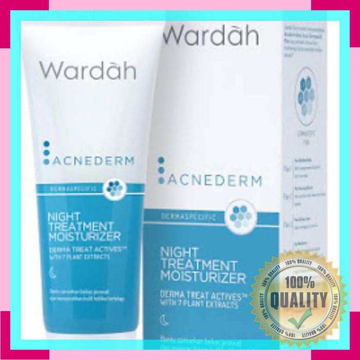 Wardah Acnederm Night Treatment Moisturizer