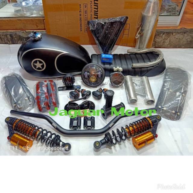 Paket Body Japstyle Triumph Bintang Megapro Tiger Byson Scorpio
