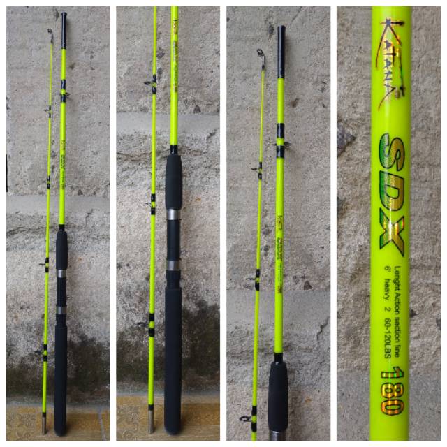 Joran Katana SDX Panjang 1,8 Meter Kekuatan 60-120Lbs Setara 30-60kg