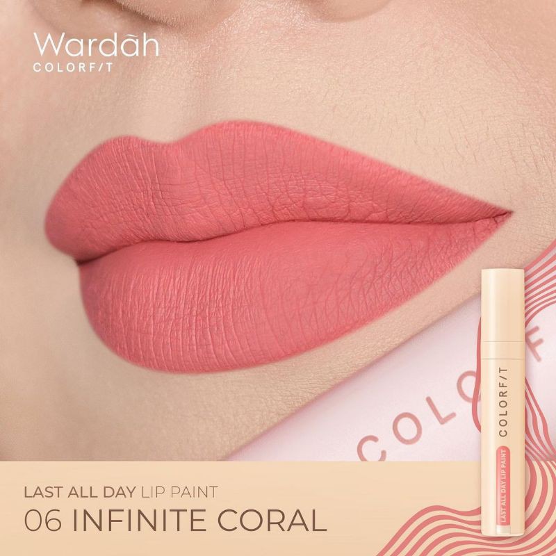 Wardah Colorfit Last All Day Lip Paint (Original ASLI 100%)