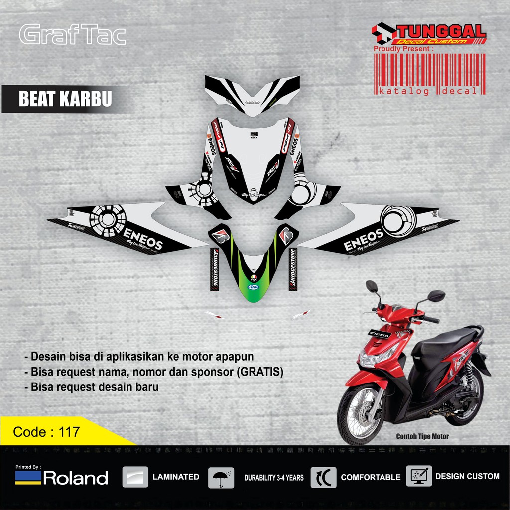 Decal beat karbu eneos