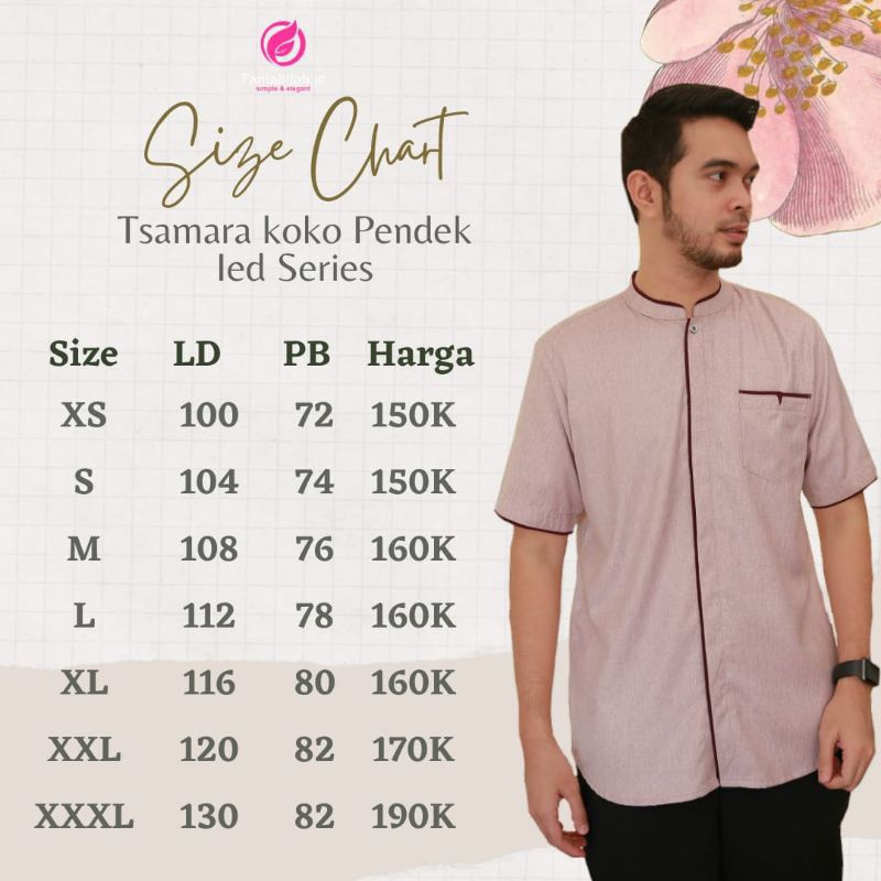 KOKO DAD LENGAN PENDEK / TSAMARA SERIES/ BY FANIA HIJAB