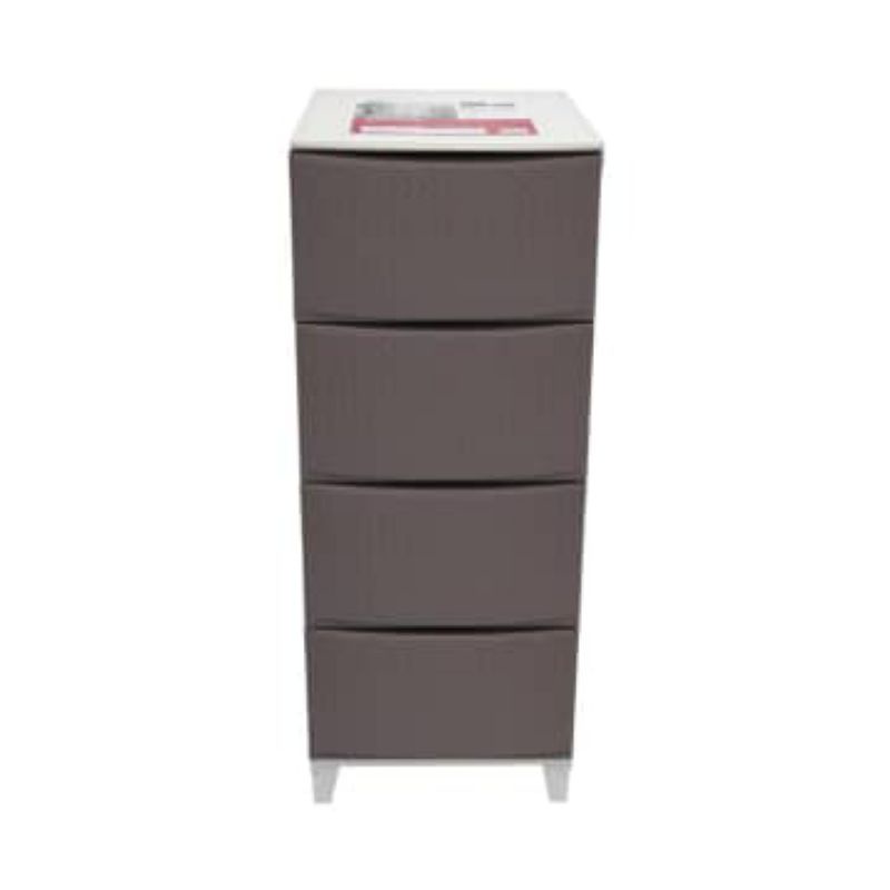 Krishome Laci Penyimpanan 4 Tingkat - Taupe