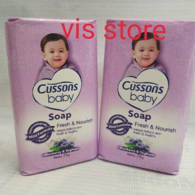 sabun batang Cussons Baby Soap 75 gr - Fresh &amp; Nourish