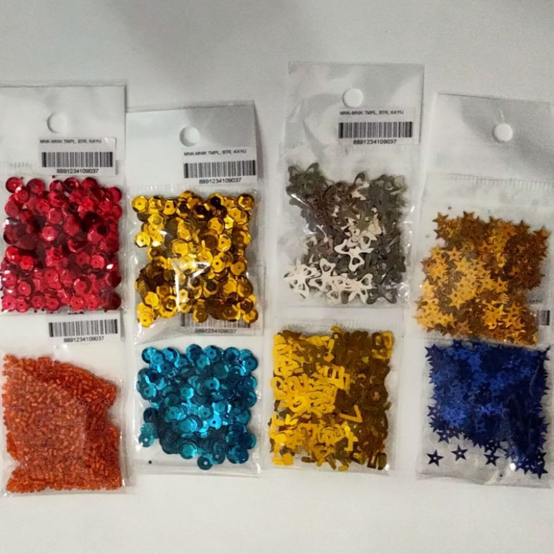 Manik2 tempel butir dan motif kayu