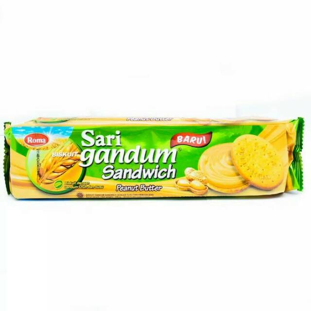 

Roma Sari Gandum Sandwich 115gr