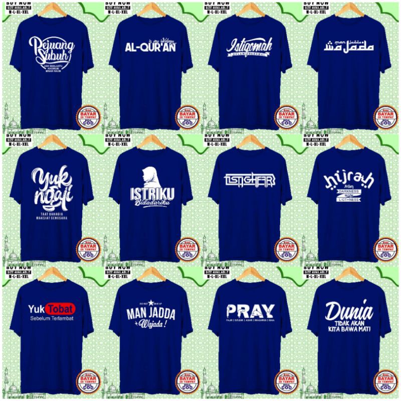 KAOS DAKWAH ISLAMI SUNNAH SANTRI / KAOS TERBARU / KAOS MUSLIM / DISTRO MURAH / PAKAIAN PRIA-2