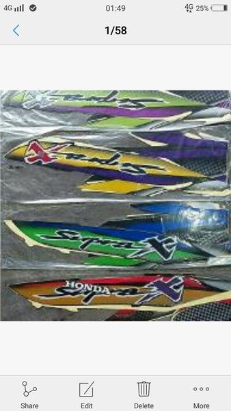 Stripping body Supra X 2002