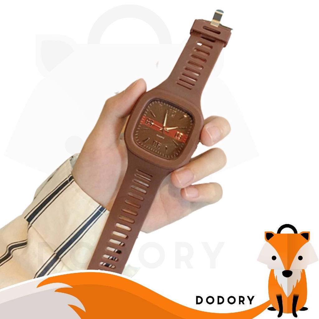 DODORY J194 Jam Tangan Analog Rubber Strap Fashion Sport