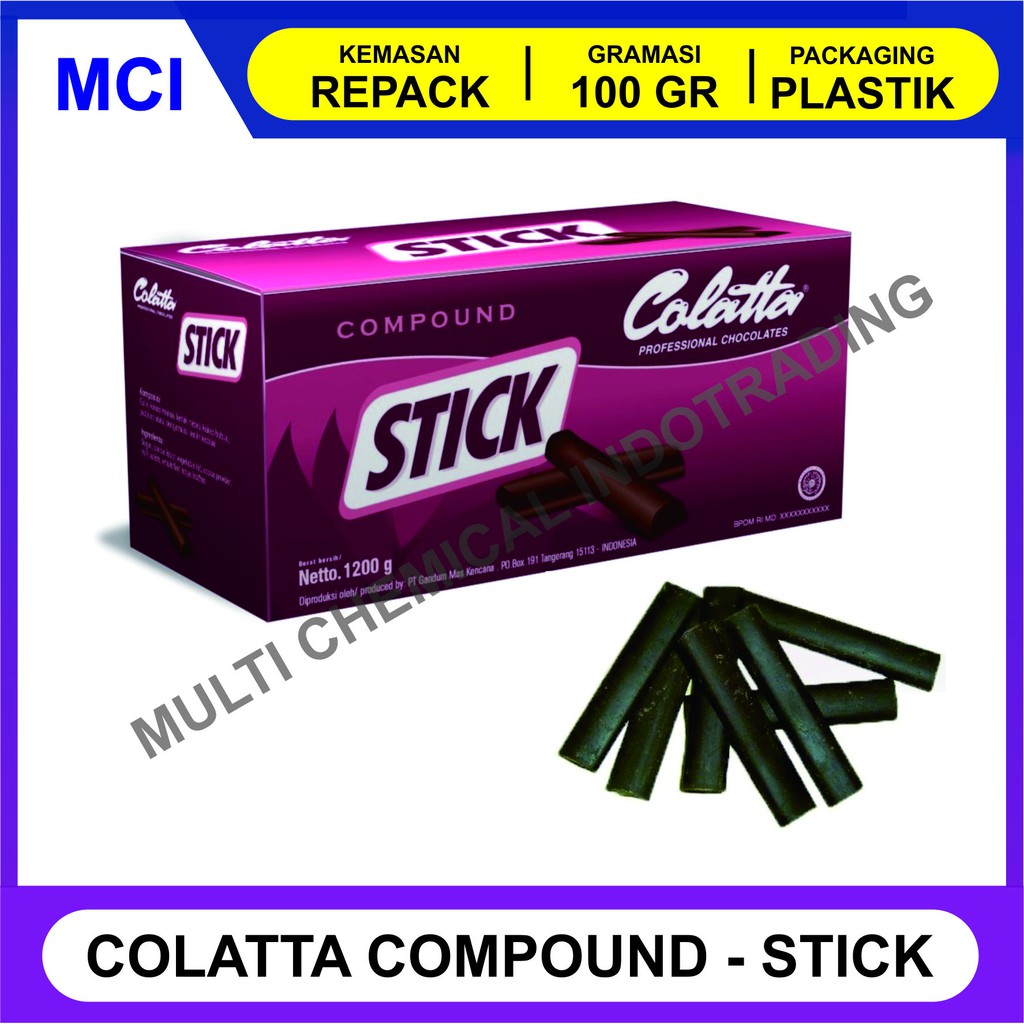 

COLATTA STICK CHOCOLATE / COKLAT BATANG COLLATA - 100 GR hs