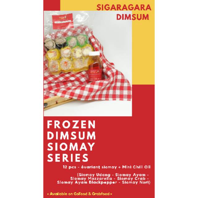 

Frozen Dimsum - Siomay Series + Mini Chili Oil