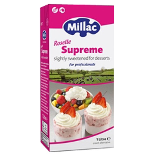 

MILLAC ROSELLE SUPREME WHIPPING CREAM 1L - NON DAIRY