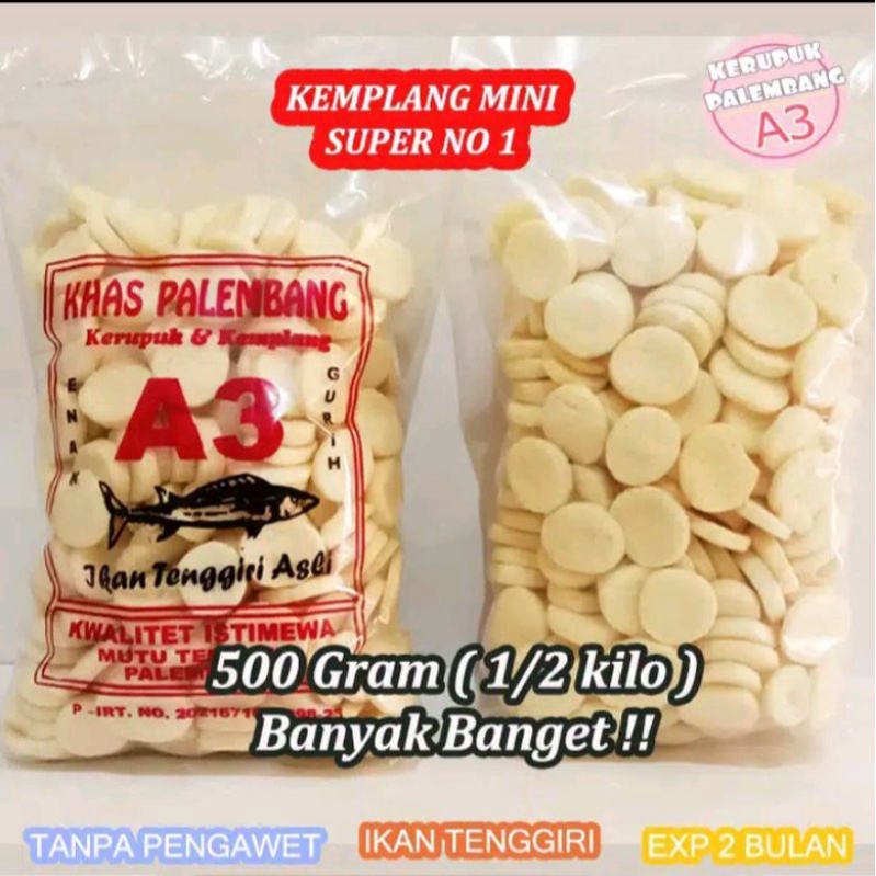 

Kemplang MINI ikan tenggiri enak khas palembang 500 gram