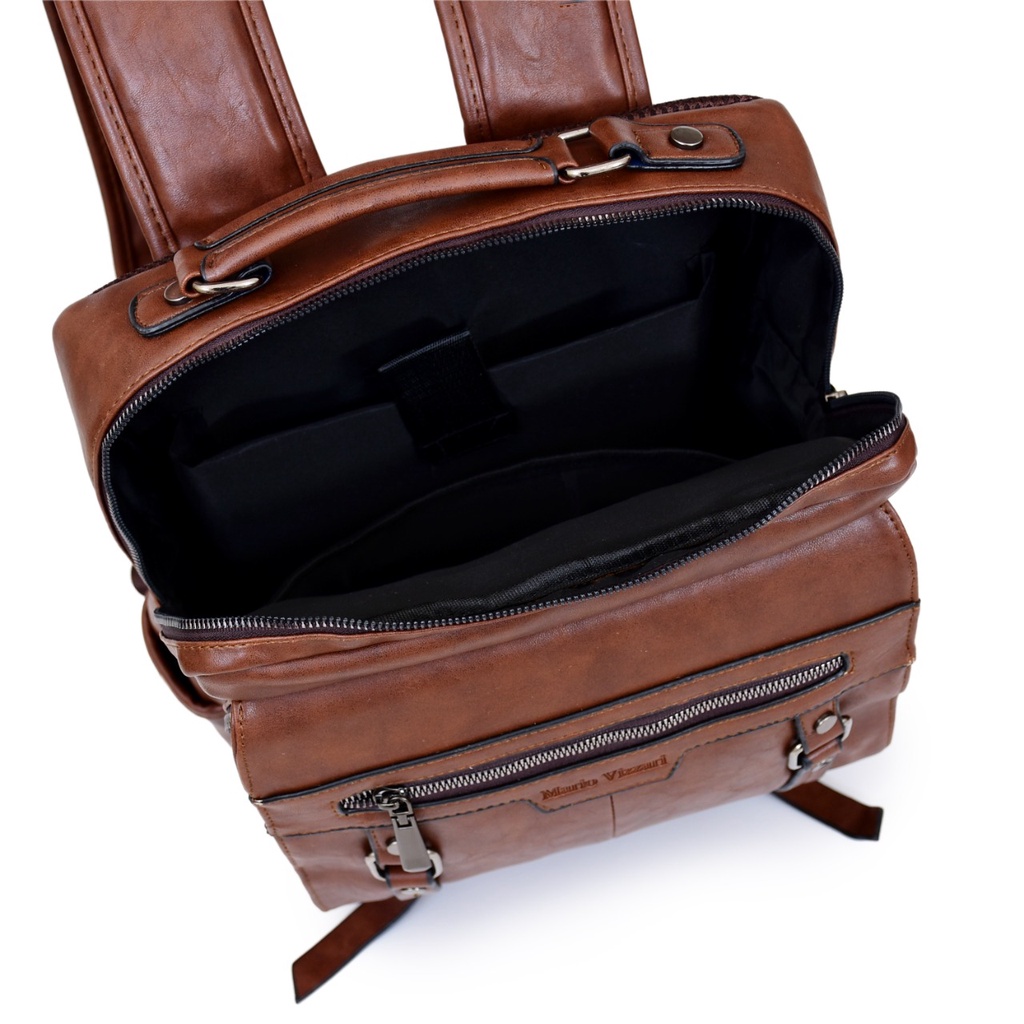 Tas Ransel Pria Kulit Mario Vizzari Alexander (80-880) - Laptop