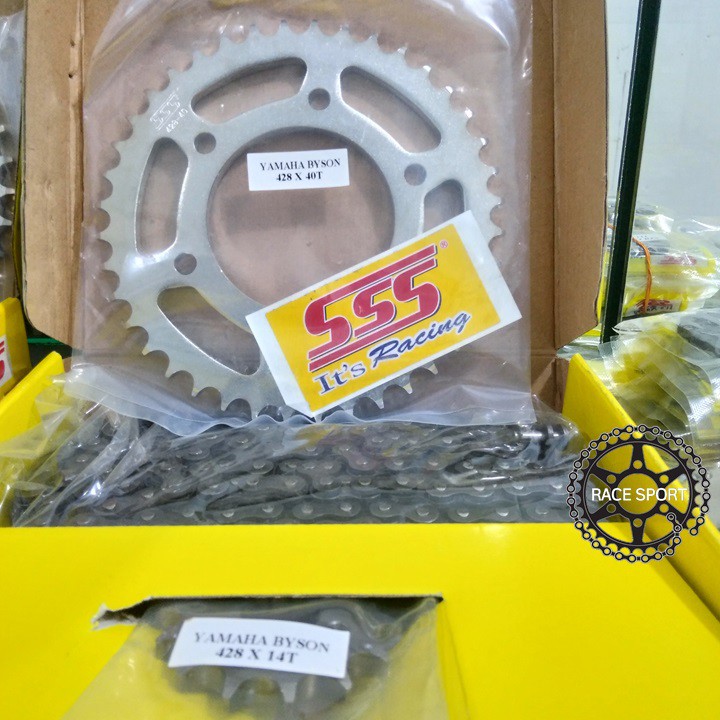 GEARSET SSS BYSON - GIR SET BYSON SSS - GIR SET YAMAHA BYSON 428 SSS - FULLSET BYSON