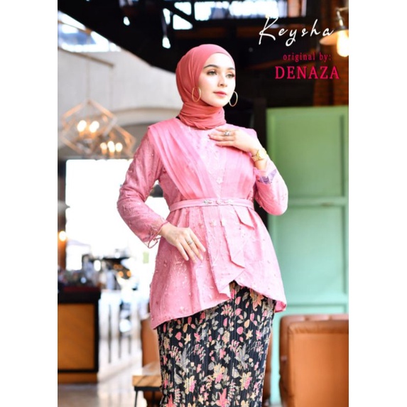 KEYSHA BLOUSE | BAHAN TILLE BORDIR PREMIUM | By DENAZA