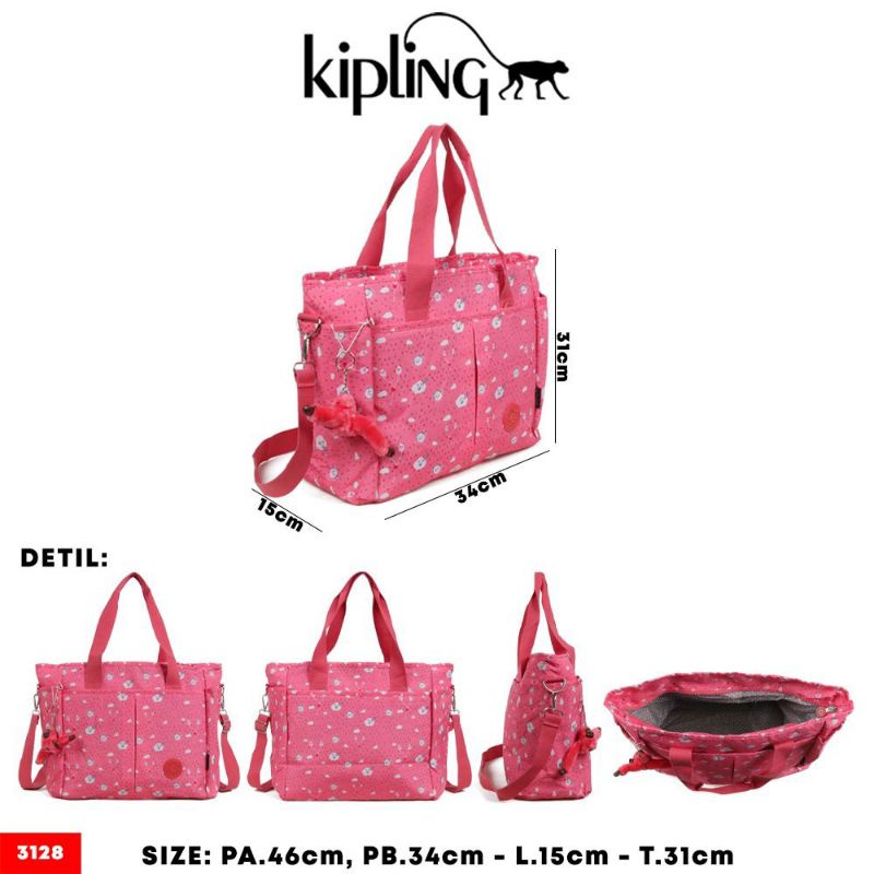 Tas wanita Kipling 3128 motif premium