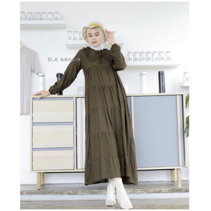 MIDI DRESS KOREA / MIDI DRESS MUSLIM / MIDI DRESS POLOS / MIDI DRES / MIDI DRESS WANITA / MIDI DRESS RAYON / MIDI POLOS KEKINIAN