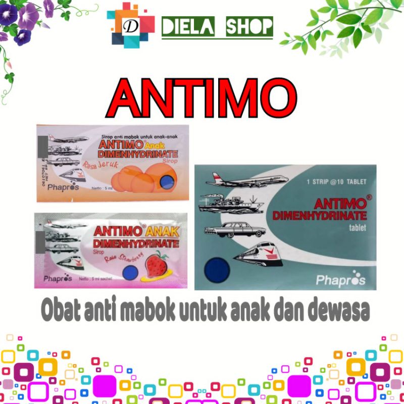 Antimo tablet dan Antimo syirup anak