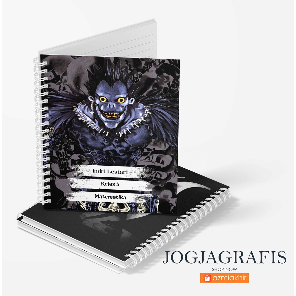 

Notebook Spiral Notebook Anime Death Note A5 Custom Desain / BUKU TULIS CUSTOM Notebook Spiral