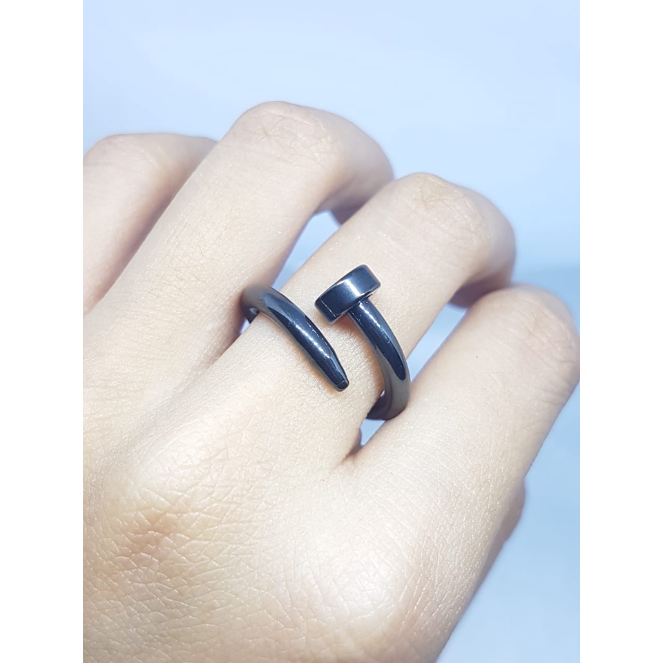 Cincin Couple Titanium ANTI KARAT SELAMANYA PGM CT127 (SATUAN)