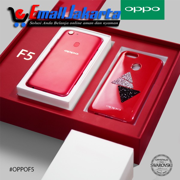 Smartphone Oppo F5 RED LIMITED EDITION HANDPHONE Ram 6GB Selfie Expert