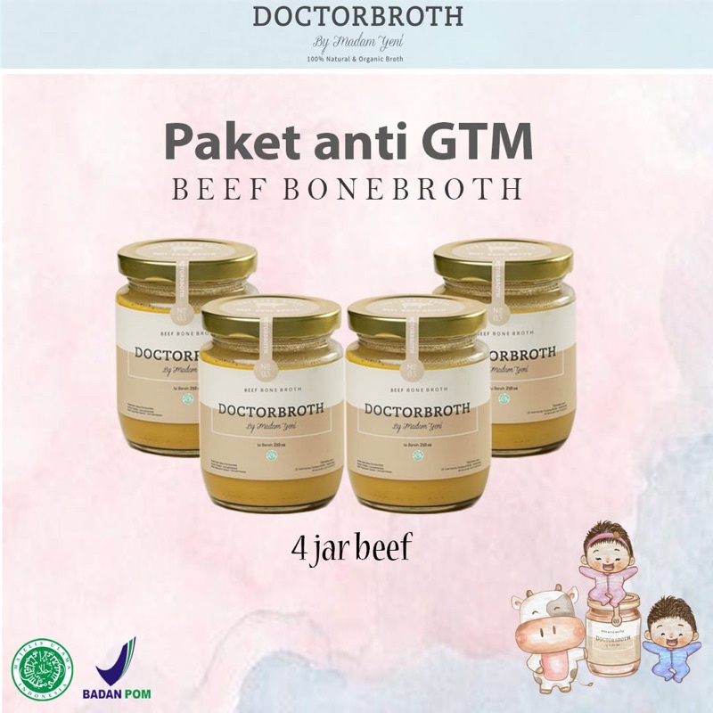 

paket ANTI GTM - beef bone broth