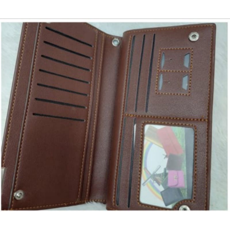 Dompet Panjang BL Pria Dan Wanita Bahan Kulit Impor Premium Bisa COD