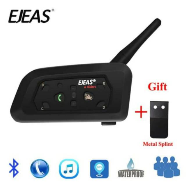 EJEAS V6 PRO BLUETOOTH 1200 METER INTERCOM 6 HELM VS VNETPHONE