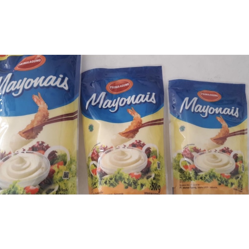

PRIMA AGUNG Mayonaise 250gr 500gr dan 900gr