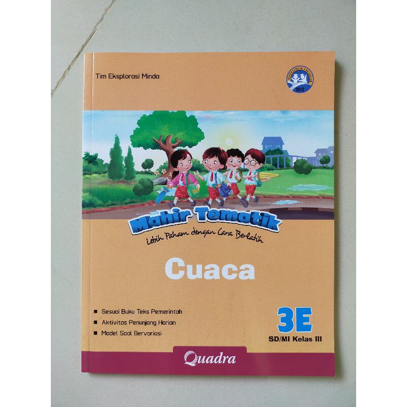 ORI satu paket buku mahir tematik K13 Quadra kelas 3 EFGH semester 2