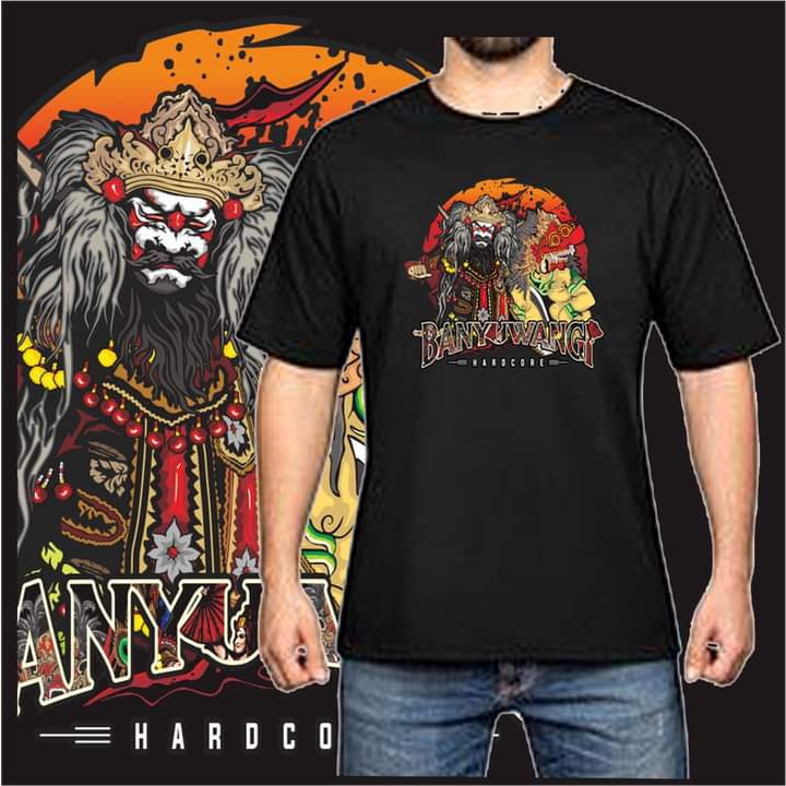 Kaos Keren Desain Jaranan Buto Banyuwangi