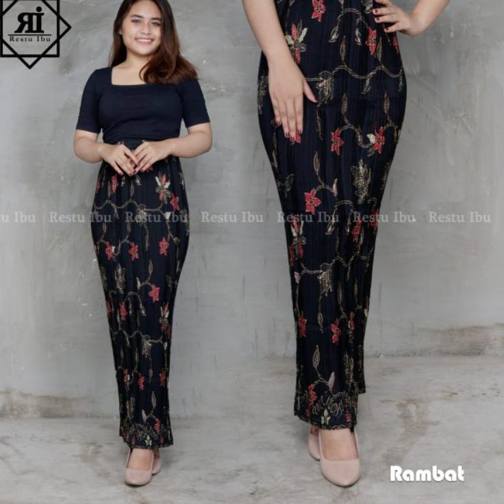 COM.972077 ‣ ROK PLISKET BATIK MODERN JUMBO / ROK WISUDA / ROK KEBAYA BATIK MODERN / ROK SERUT / ROK