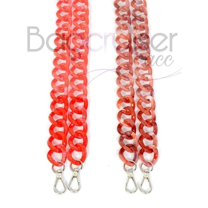 Chain Strap Tali Rantai Kombinasi Big Bahan Acrylic Wanita Import CY32