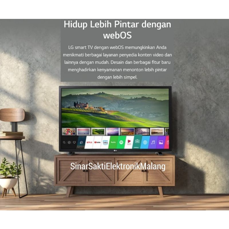 LG Smart TV Led 32 Inch 32LM635 DigitalHDR HD WIFI Garansi Resmi Malang Murah