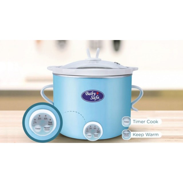 Baby Safe Slow Cooker LB007 uk 0.8L / Alat Pembuatt MPASI