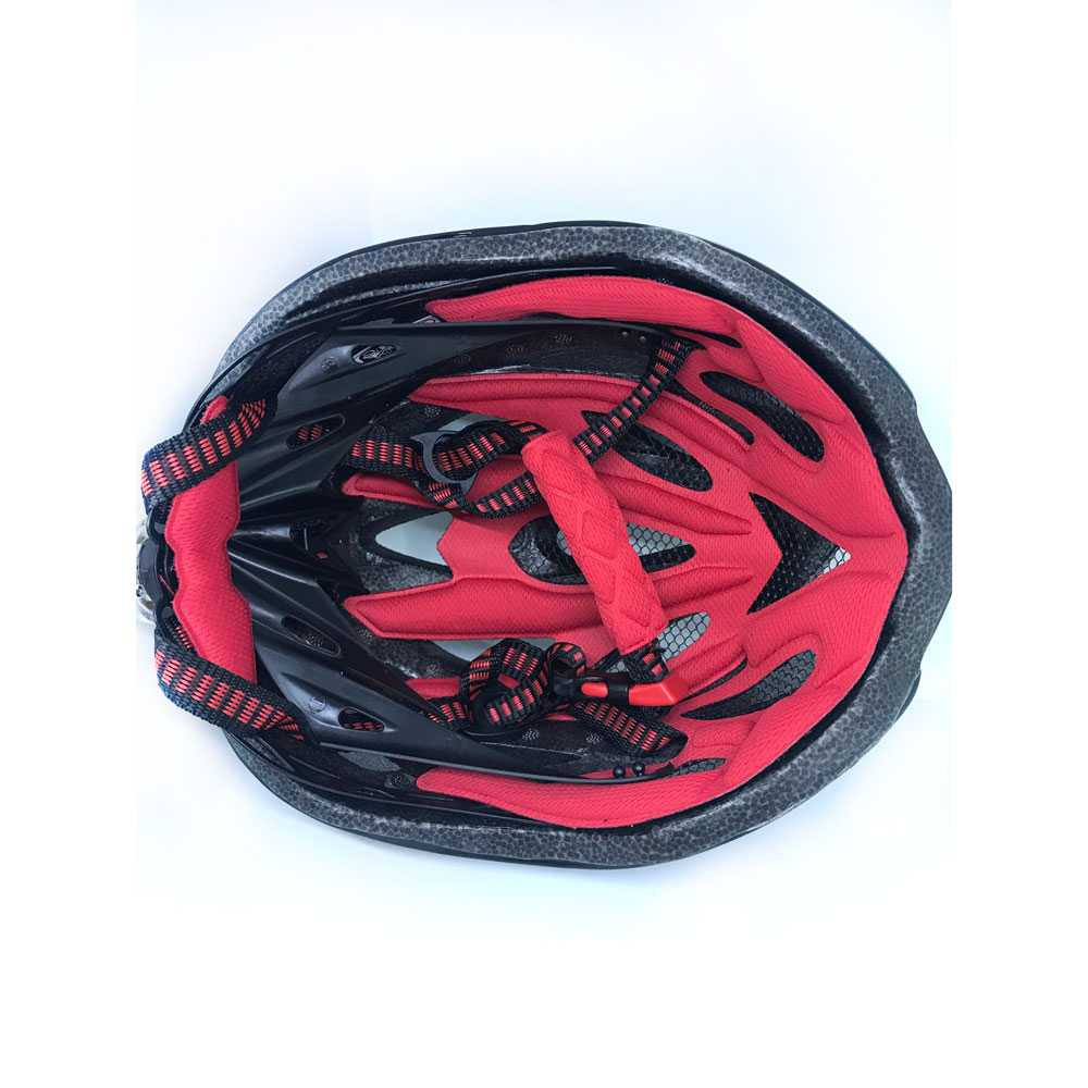 Helm Sepeda MTB Roadbike Ultralight Windproof Lampu Backlight Ventilasi Udara EPS Foam PVC Shell