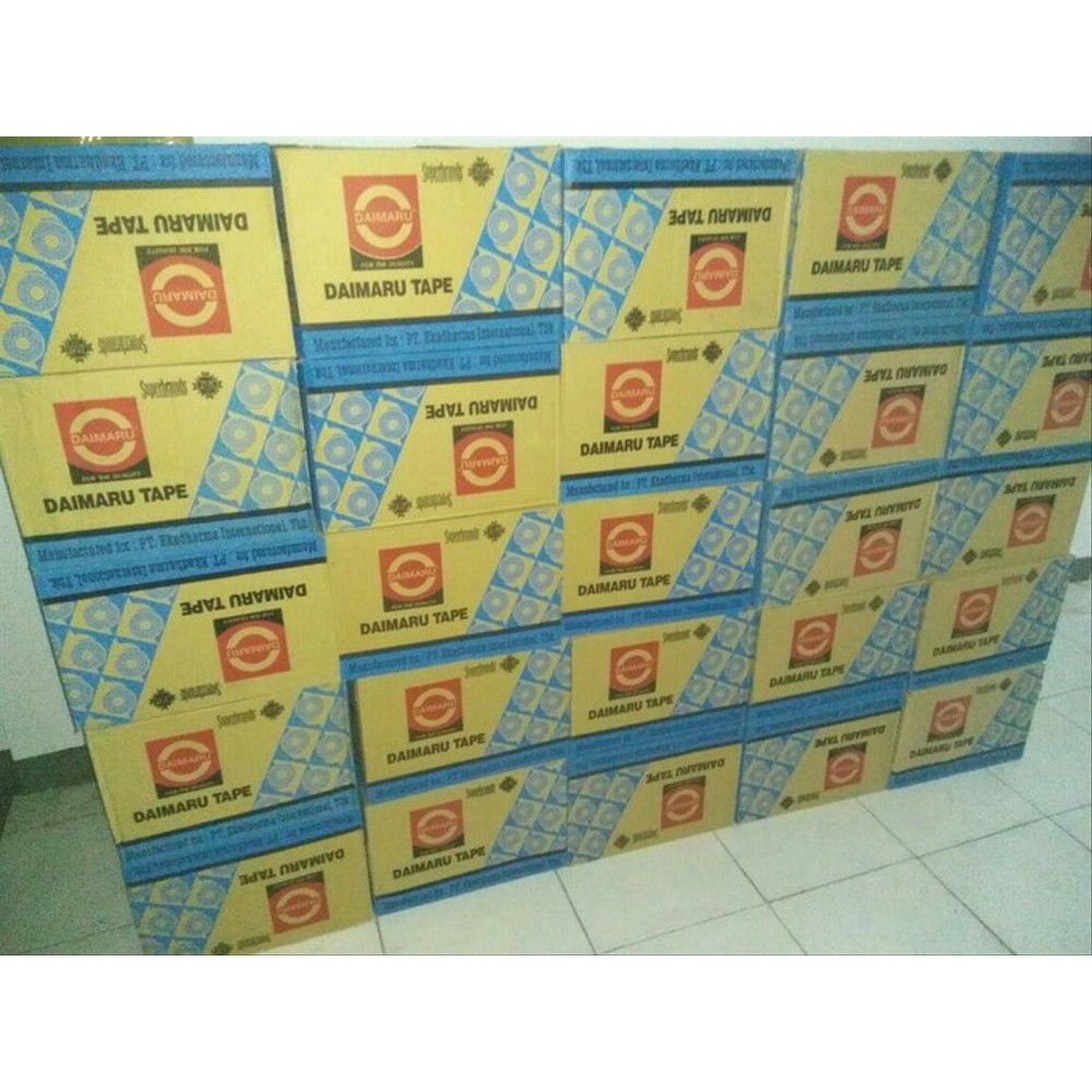 

Langsung Order Lakban 2 inch Daimaru 1 Dus bening coklat boleh campur Terlaris