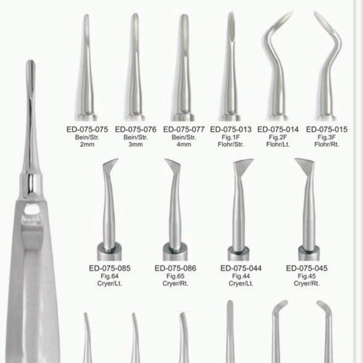 ELITE BEIN DENTAL ROOT ELEVATORS DENTAL INSTRUMENTS STRAIGHT / CRYER / WARWICK JAMES