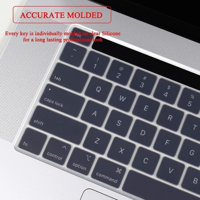 Silicone Keyboard Cover Protector Macbook Pro 13 inch A2289 2020 clear