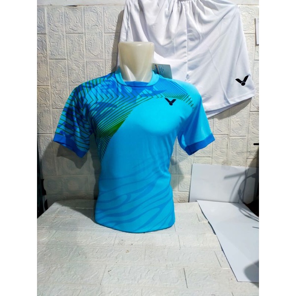 BAJU SETELAN BADMINTON DEWASA VICTOR V141/JERSEY BULUTANGKIS