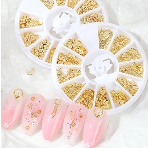 ACC WHEEL nail art aksesoris Metal Gold silver rosegold / Hiasan DIY ACCESORIES