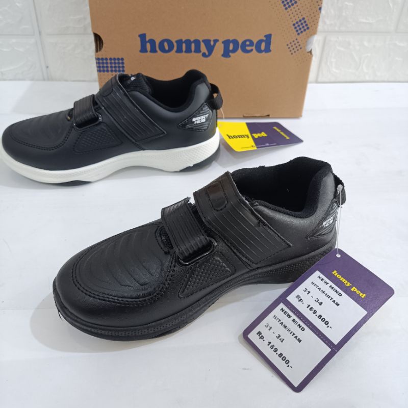 Sepatu sekolah Anak Homyped tipe New Mind size 31-38