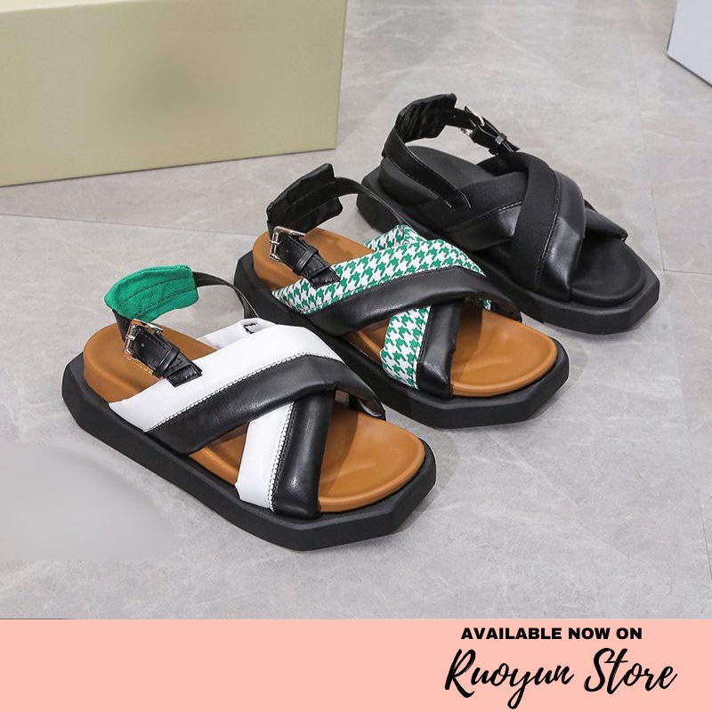 RYX - Chloe Simple Sandal Slip-On Gesper Wanita Fashion Casual - Ori Import