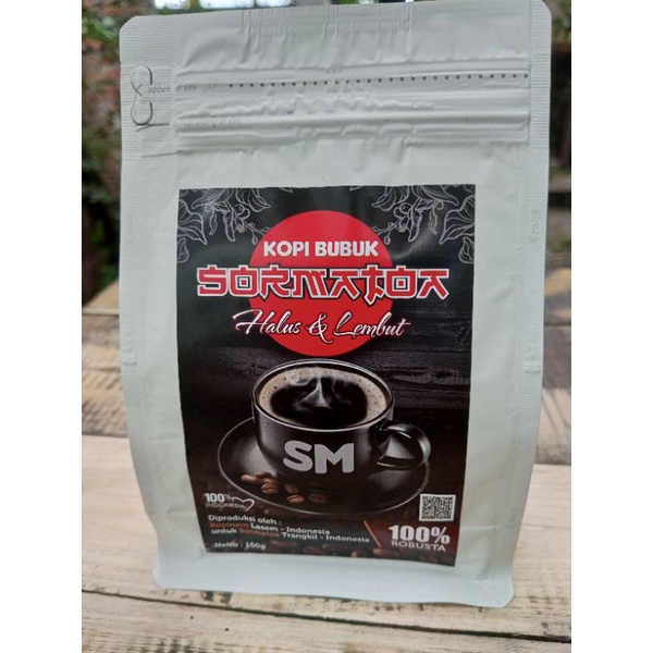 

kopi bubuk sormatoa, robusta jollong 150gram