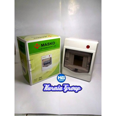 BOX MCB 4GROUP MASCO + LAMPU INDIKATOR