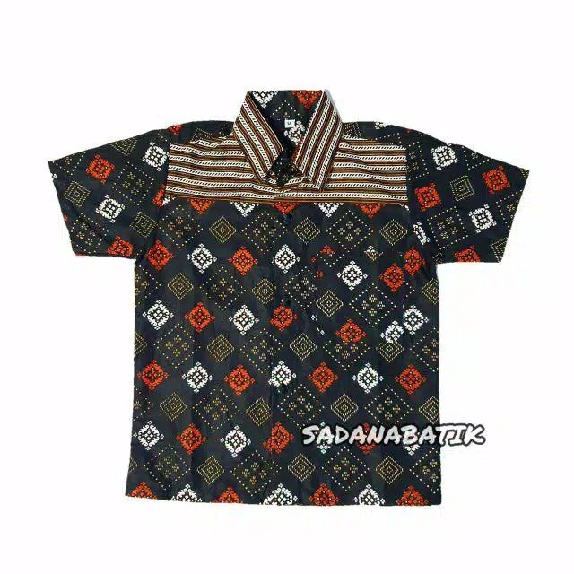 Sadana Batik - (4) Kemeja Batik Anak Size Terlengkap Kid Fashion Seragam Sekolah