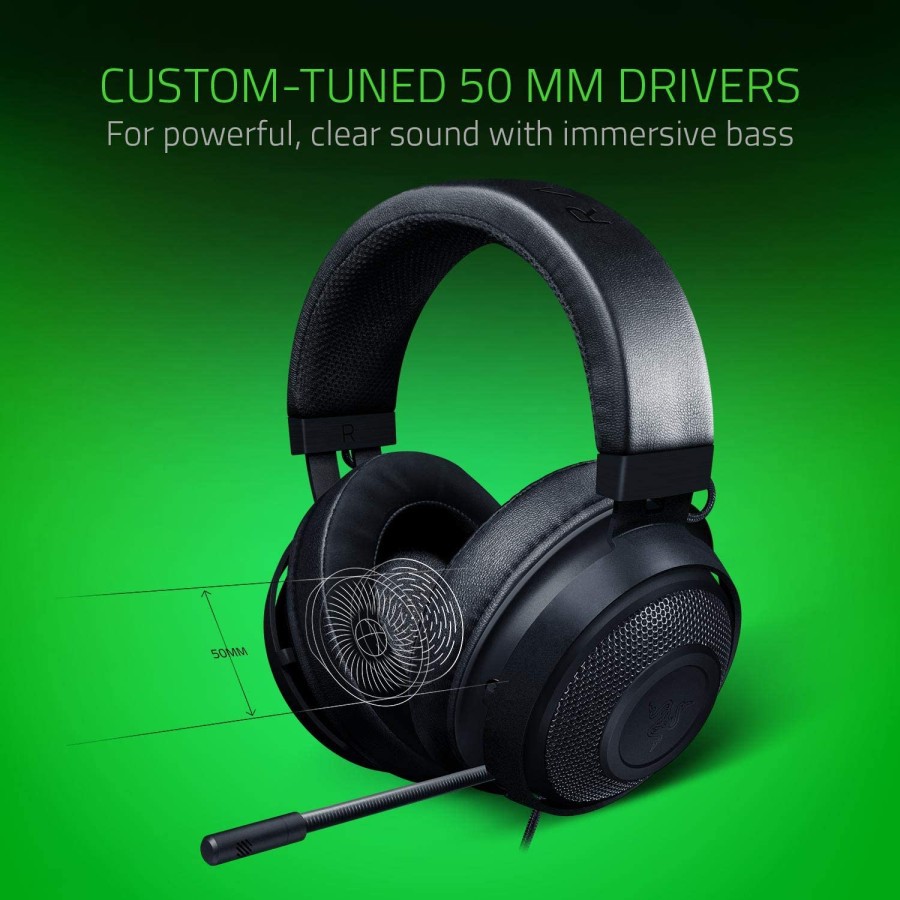 Razer Kraken Multi-Platform Wired Gaming Headset 7.1 Surround Sound